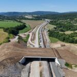36 km 74+900 obiekt PZGd 2.3, ułożone warstwy nawierzchni