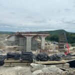 5 km 72+350 obiekt ES 2.1 - postęp robót