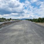 9 km 74+170 wykonane warstwy nawierzchni (zgodnie z km)