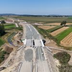 1 km 68+200 obiekt MS 2.2, wykonywanie podbudowy pomocniczej