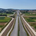 10 km 69+940 ułożone warstwy nawierzchni