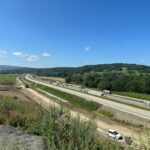 12 km 75+200 ułożone warstwy nawierzchni (zgodnie z km)