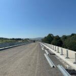 12.1 km 74+500 obiekt ES 2.2-montaż barier
