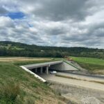 13 km 75+000 obiekt PZGd 2.3, ułożone warstwy nawierzchni