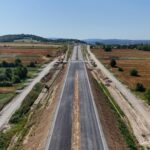 16 km 70+950 ułożone warstwy nawierzchni