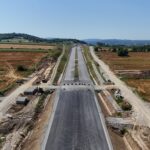 17 km 71+130 ułożone warstwy nawierzchni