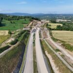 19 km 71+670 ułożone warstw nawierzchni