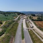 20 km 71+730 ułożone warstwy nawierzchni
