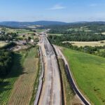 29 km 73+820 ułożone warstwy nawierzchni