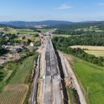 30 km 73+980 obiekt PZDs 2.2 ułożone warstwy nawierzchni