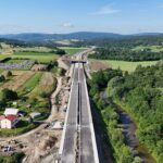 32 km 74+320 obiekt ES 2.2 ułożone warstwy nawierzchni