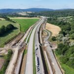 37 km 75+180 ułożone warstwy nawierzchni