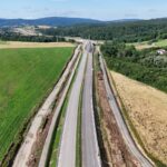39 km 75+440 ułożone warstwy nawierzchni