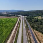 39 km 75+580 ułożone warstwy nawierzchni