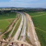 4 km 68+720 ułożone warstwy nawierzhcni