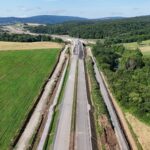 40 km 75+630 ułożone warstwy nawierzchni