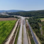 40 km 75+750 ułożone warstwy nawierzchni