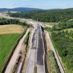 41 km 75+900 ułożone warstwy nawierzchni