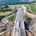 50 km 77+500 obiekt WS 2.4 ułożone warstwy nawierzchni