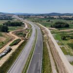 7 km 69+380 ułożone warstwy nawierzchni
