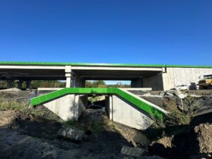 11 km 74+500 obiekt MD 31- wykonywanie zasypek