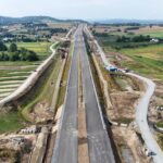 12 km 70+230 obiekt PS 2.1, ułożone warstwy nawierzchni