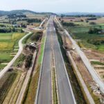 13 km 70+410 ułożone warstwy nawierzchni