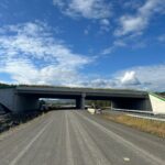 13 km 75+000 obiekt PZGd 2.3, ułożone warstwy nawierzchni