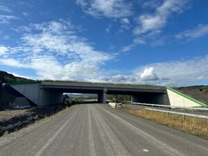 13 km 75+000 obiekt PZGd 2.3, ułożone warstwy nawierzchni