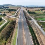14 km 70+540 ułożone warstwy nawierzchni