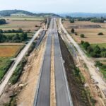 16 km 70+890 ułożone warstwy nawierzchni