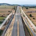 17 km 71+100 ułożone warstwy nawierzchni