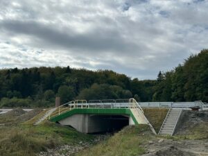 18 km 76+800 obiekt MS 2.9 - wykonane schody skarpowe