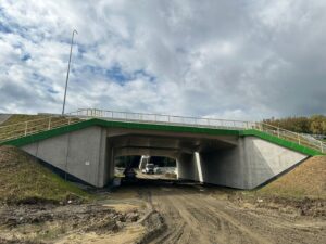 20 km 77+360 obiekt WS 2.3 - postęp robót