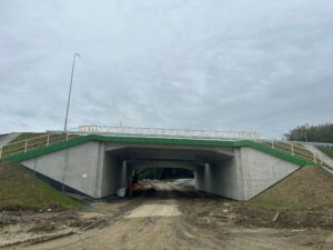 20 km 77+360 obiekt WS 2.3 - postęp robót