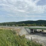 21.1 km 77+600 ułożone warstwy nawierzchni - docelowy węzeł Dukla