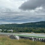 21.1 km 77+600 ułożone warstwy nawierzchni - docelowy węzeł Dukla