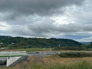 21.3 km 77+600 - docelowy węzeł Dukla