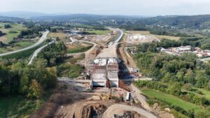 24 km 72+350 obiekt ES 2.1 -postęp robót