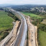 30 km 73+440 ułożone warstwy nawierzchni