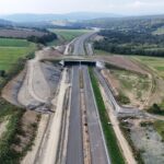 37 km 74+720 ułożone warstwy nawierzchni