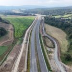 40 km 75+250 ułożone warstwy nawierzchni