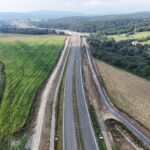 41 km 75+390 ułożone warstwy nawierzchni
