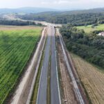 42 km 75+510 ułożone warstwy nawierzchni