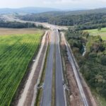 43 km 75+650 ułożone warstwy nawierzchni