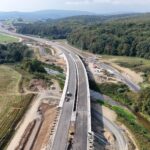 45 km 76+110 obiekt ES 2.3 - wykonana warstwa ścieralna