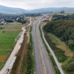 48 km 76+840 ułożone warstwy nawierzchni