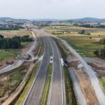 8 km 69+540, obiekt MS 2.3, ułożone warstwy nawierzchni