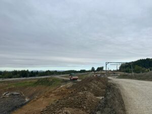 8 km 72+800 plac budowy