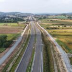 9 km 69+760 ułożone warstwy nawierzchni